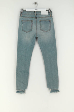 Jean slim Iro Bleu en Coton