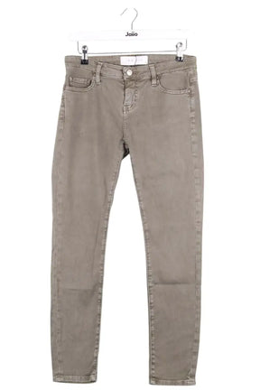 Jean slim Iro Kaki en Coton, taille L - Seconde Main