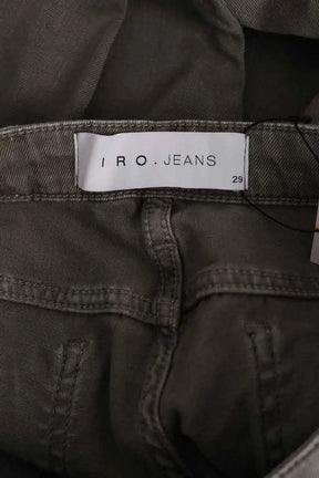 Jean slim Iro Kaki en Coton