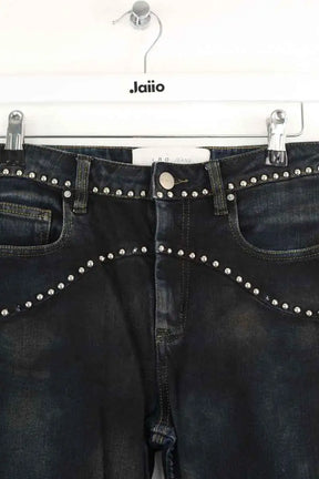 Jean slim Iro Noir en Coton