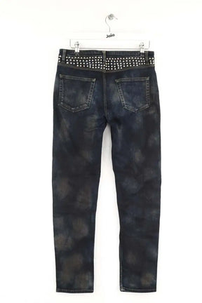Jean slim Iro Noir en Coton