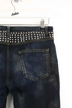 Jean slim Iro Noir en Coton