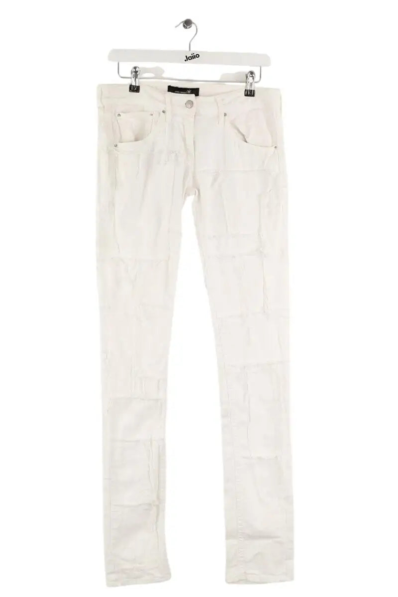 Jean slim Isabel Marant Blanc en Coton, taille S - Seconde Main