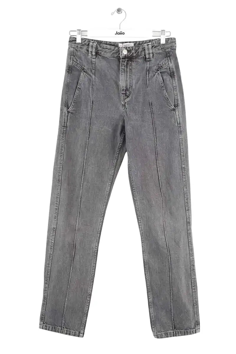 Jean slim Isabel Marant Étoile Anthracite en Coton, taille M - Seconde Main