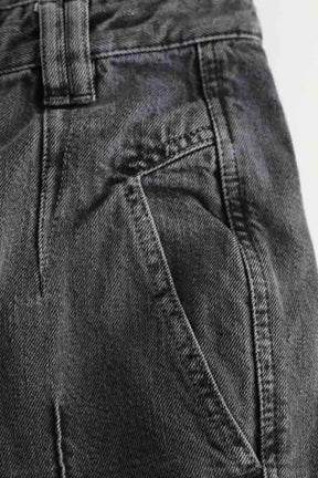Jean slim Isabel Marant Étoile Anthracite en Coton