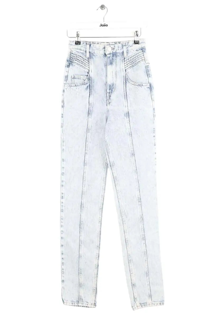 Jean slim Isabel Marant Étoile Henoya Bleu en Coton, taille XS - Seconde Main