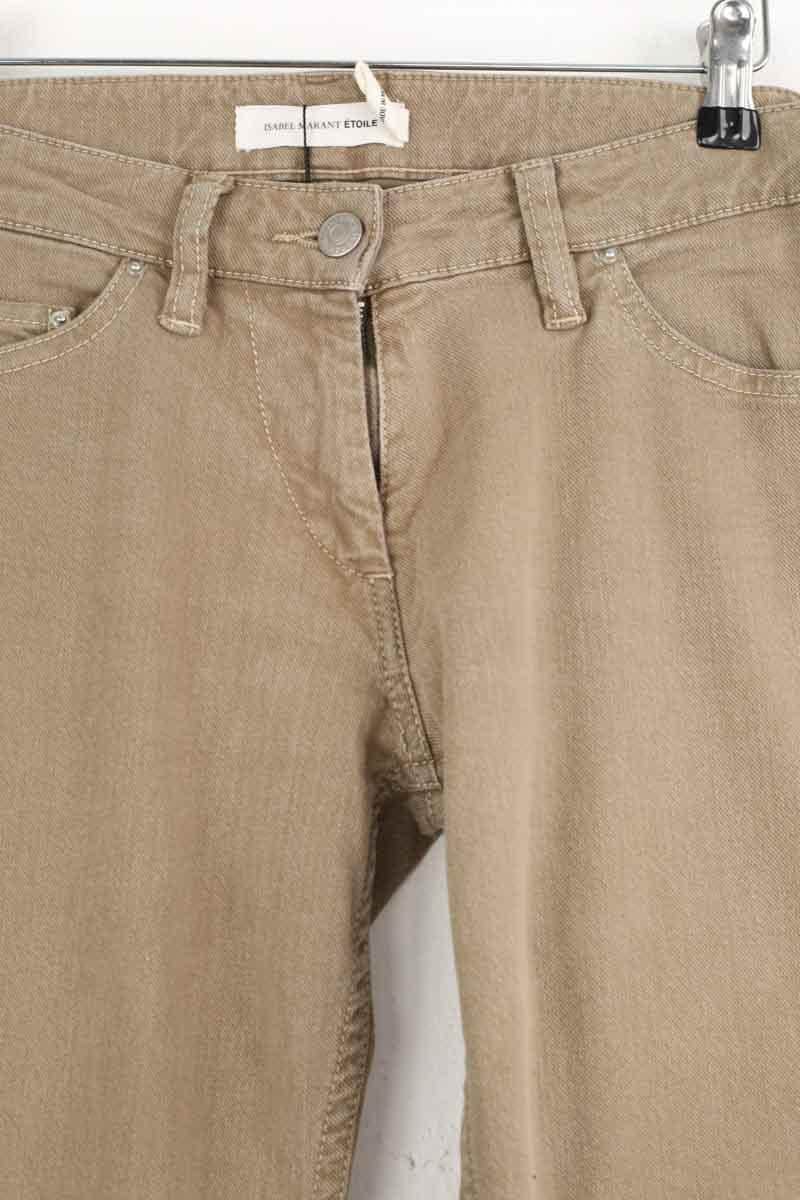Jean slim Isabel Marant Étoile Marron en Coton