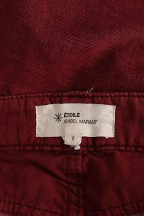 Jean slim Isabel Marant Étoile Rouge en Coton