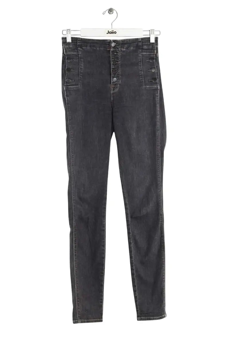 Jean slim J Brand Natasha Noir en Coton, taille S - Seconde Main