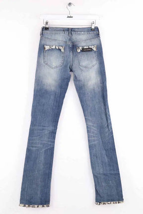 Jean slim Just Cavalli Bleu en Coton