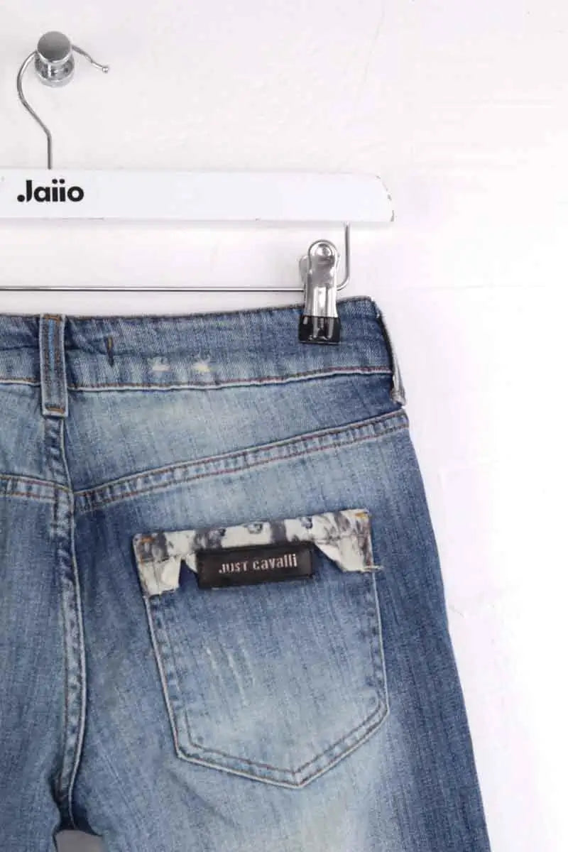 Jean slim Just Cavalli Bleu en Coton