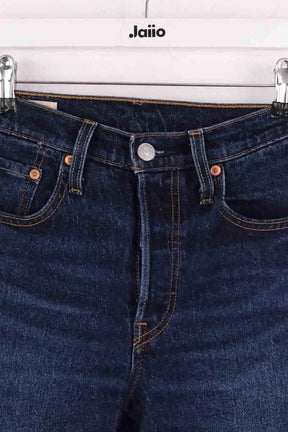 Jean slim Levi's 501 Bleu en Coton
