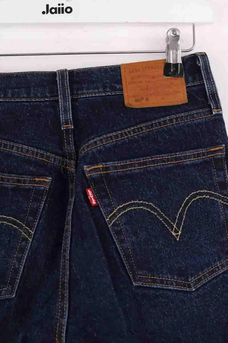 Jean slim Levi's 501 Bleu en Coton