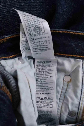 Jean slim Levi's 501 Bleu en Coton