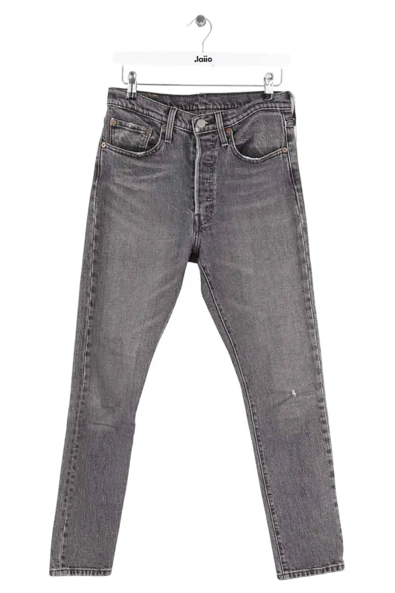 Jean slim Levi's 501 Gris en Coton, taille XS - Seconde Main