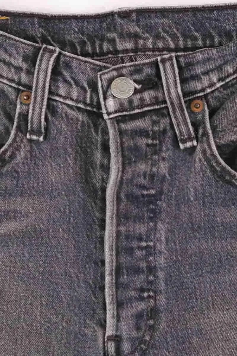 Jean slim Levi's 501 Gris en Coton