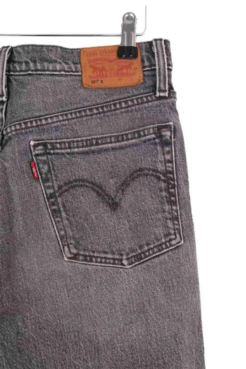 Jean slim Levi's 501 Gris en Coton