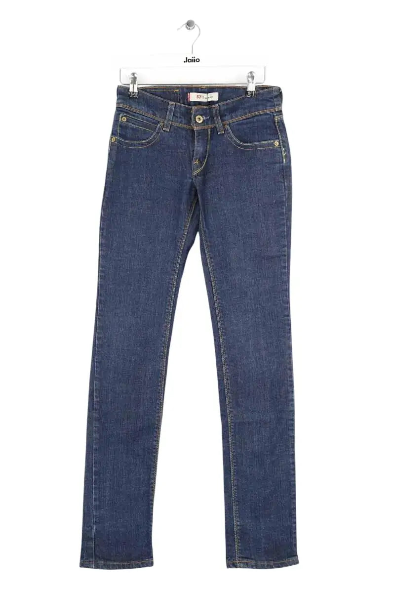 Jean slim Levi's 571 Bleu en Coton, taille S - Seconde Main