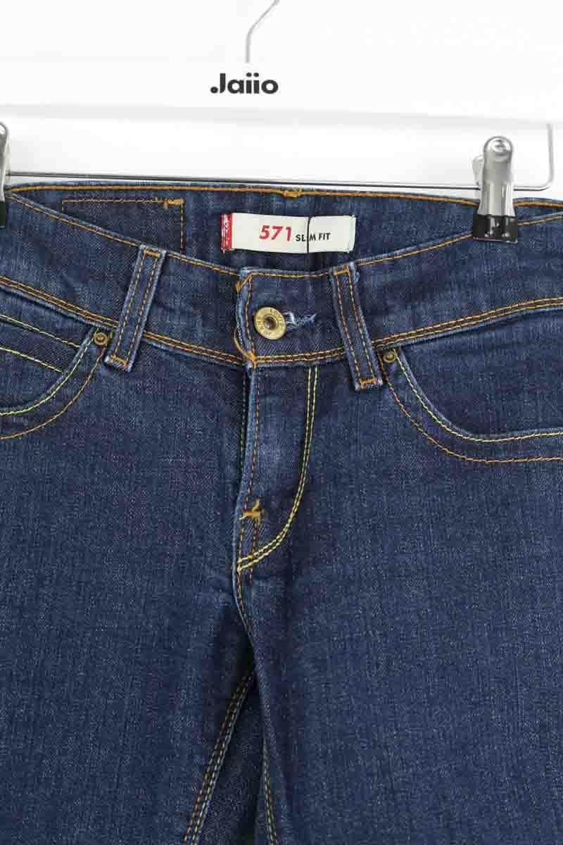 Jean slim Levi's 571 Bleu en Coton