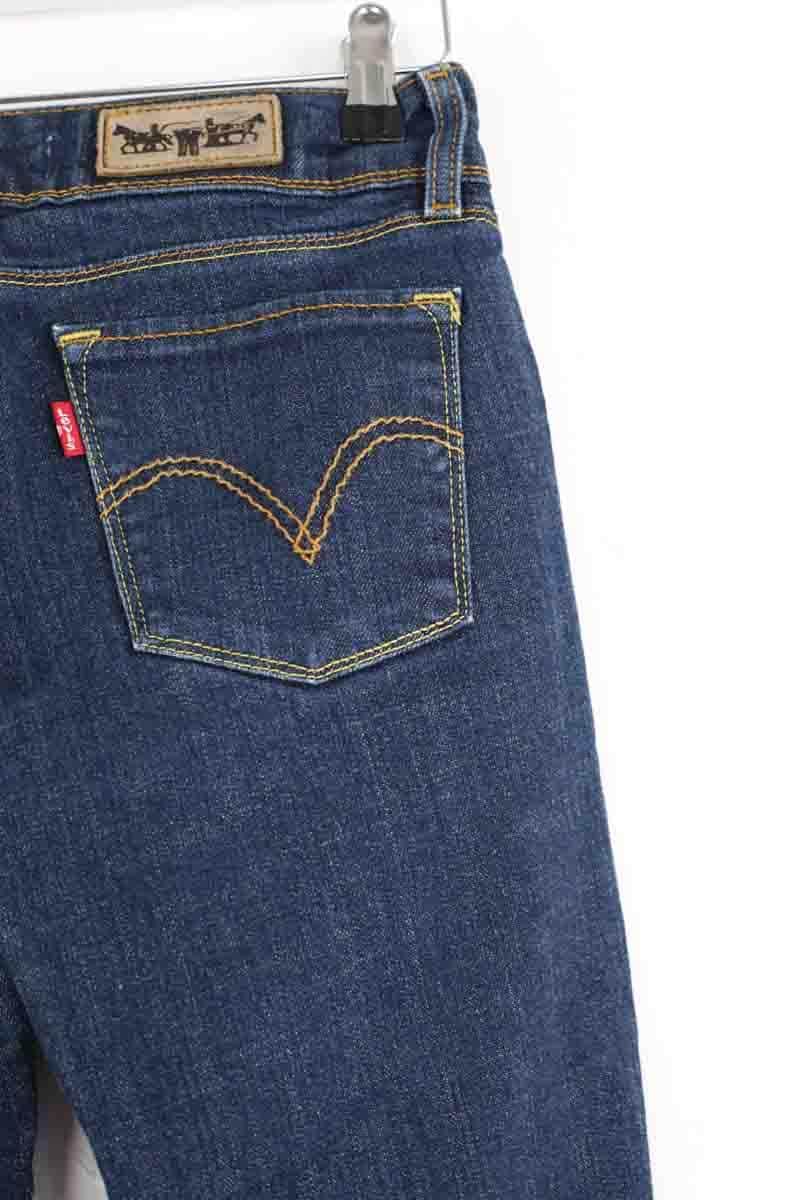 Jean slim Levi's 571 Bleu en Coton