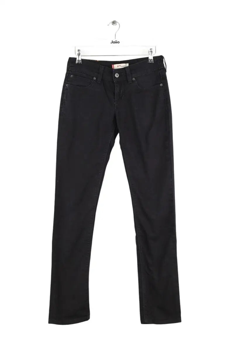 Jean slim Levi's 571 slim fit Noir en Coton, taille S - Seconde Main