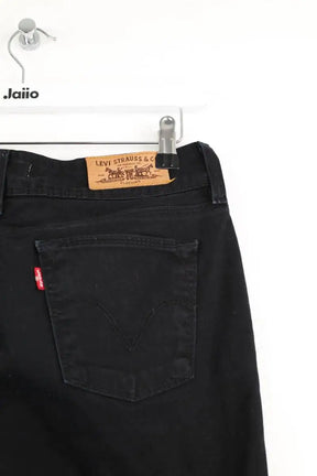 Jean slim Levi's 571 slim fit Noir en Coton