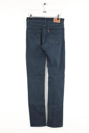 Jean slim Levi's 712 Bleu en Coton