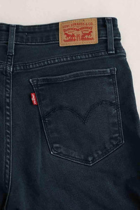 Jean slim Levi's 712 Bleu en Coton