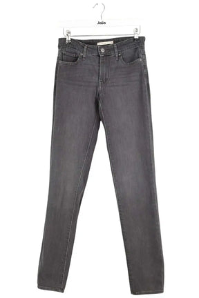 Jean slim Levi's 712 Gris en Coton, taille XS - Seconde Main