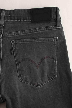 Jean slim Levi's 712 Gris en Coton