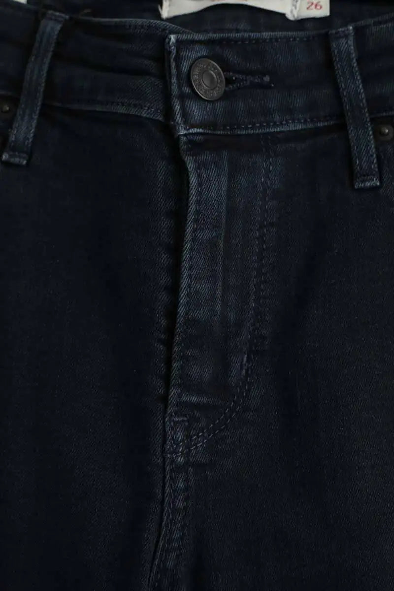 Jean slim Levi's 712 Slim Bleu en Coton