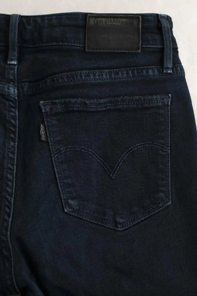 Jean slim Levi's 712 Slim Bleu en Coton