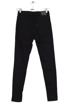 Jean slim Levi's 720 high rise skinny Noir en Coton