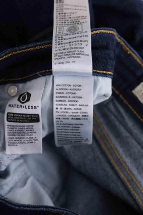 Jean slim Levi's 721 Bleu en Coton