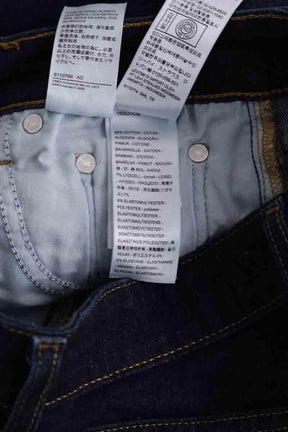 Jean slim Levi's 721 High Rise Skinny Bleu en Coton