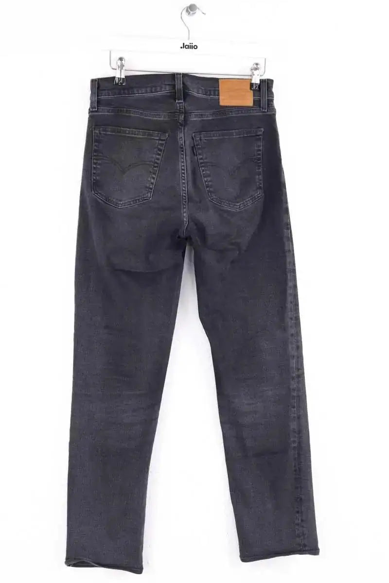 Jean slim Levi's 724 High rise straight Anthracite en Coton