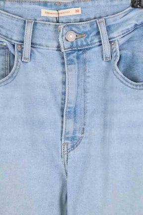 Jean slim Levi's 725 Bleu en Coton