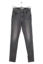 Jean slim Levi's Anthracite en Coton, taille XS - Seconde Main