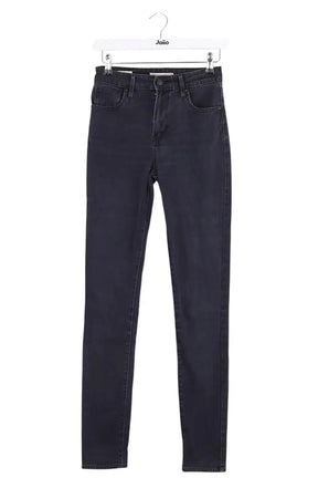 Jean slim Levi's Anthracite en Coton, taille XS - Seconde Main