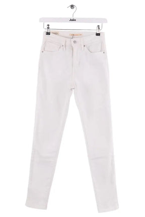 Jean slim Levi's Blanc en Coton, taille S - Seconde Main