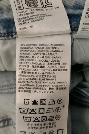 Jean slim Levi's Bleu en Coton