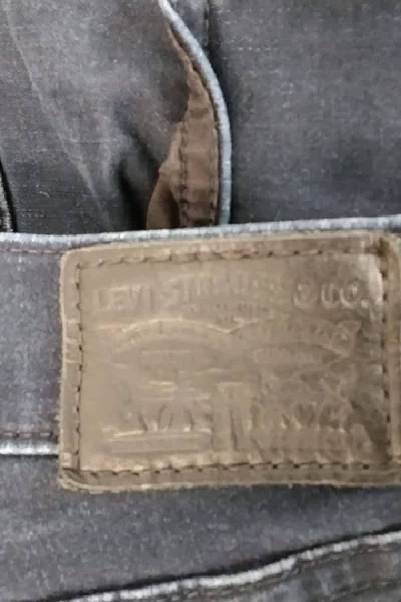 Jean slim Levi's Bleu en Coton