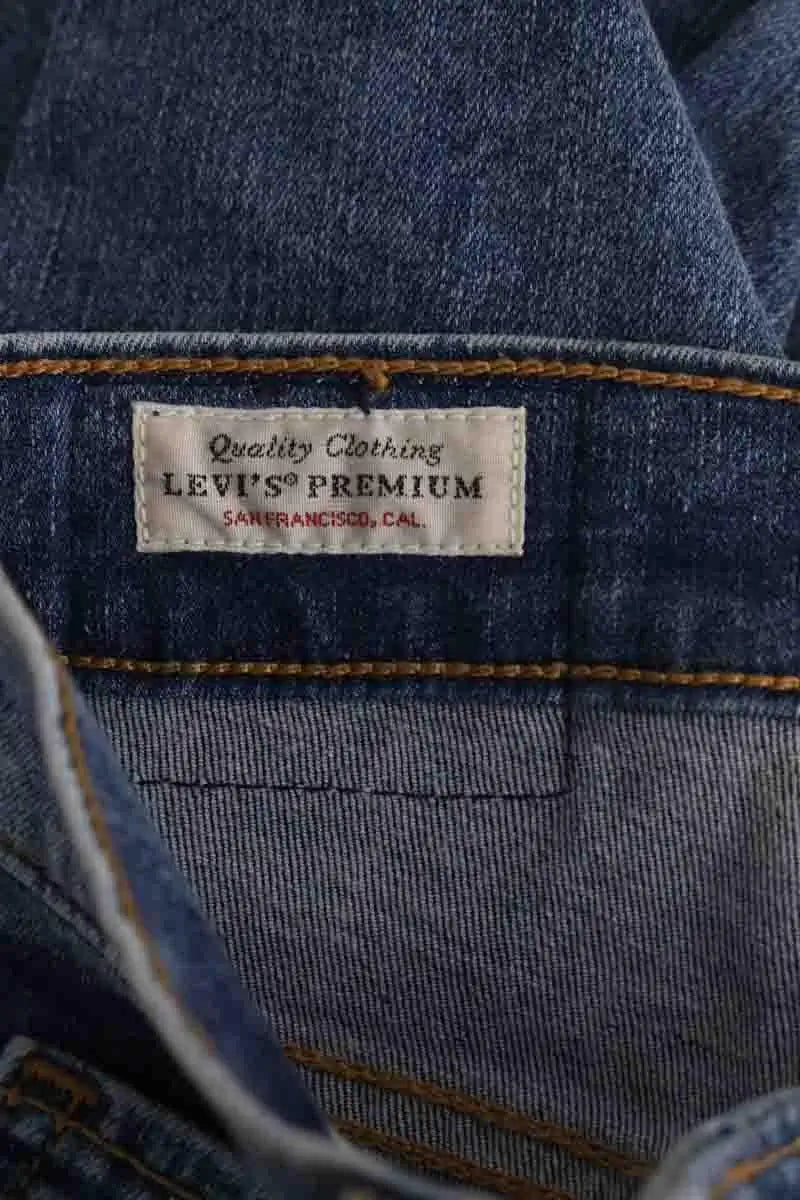 Jean slim Levi's Bleu en Coton