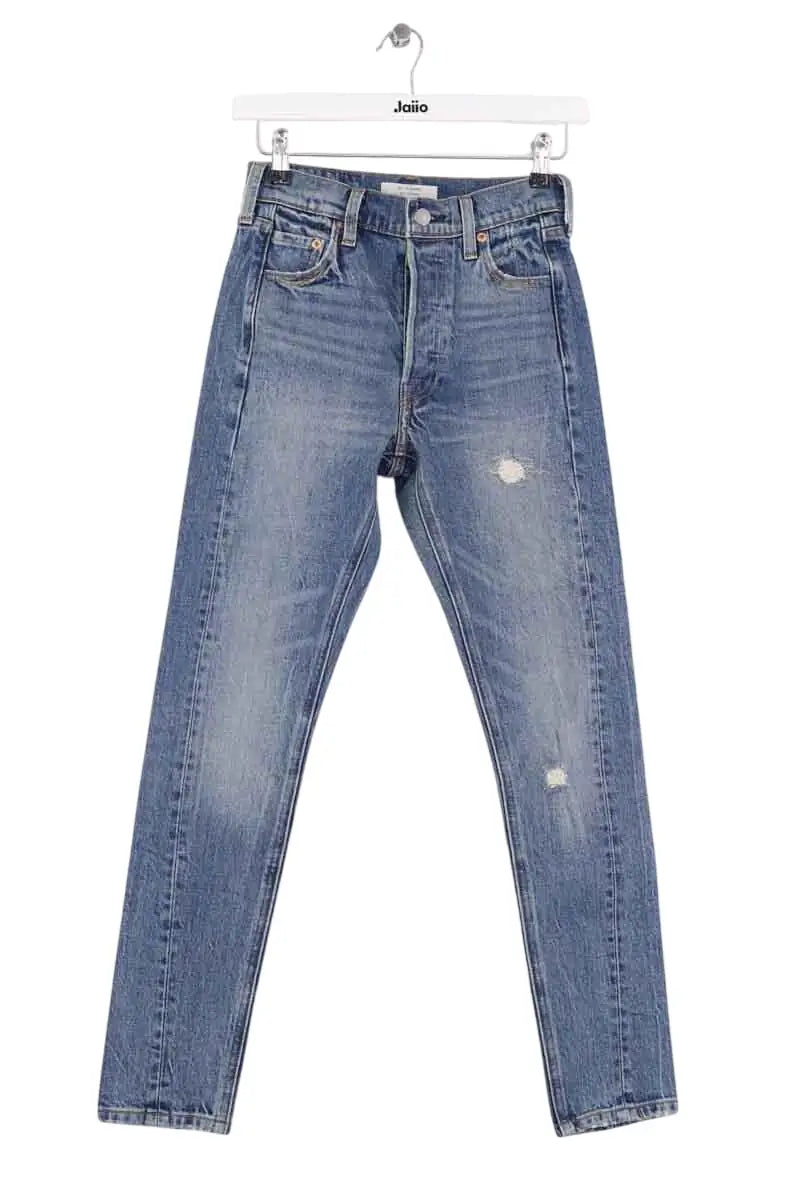 Jean slim Levi's Bleu en Coton, taille XS - Seconde Main