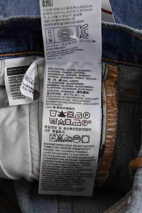 Jean slim Levi's Bleu en Coton