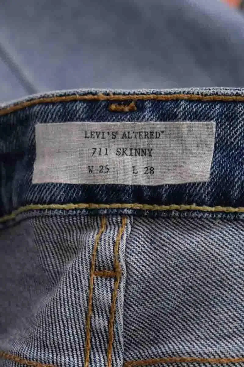 Jean slim Levi's Bleu en Coton