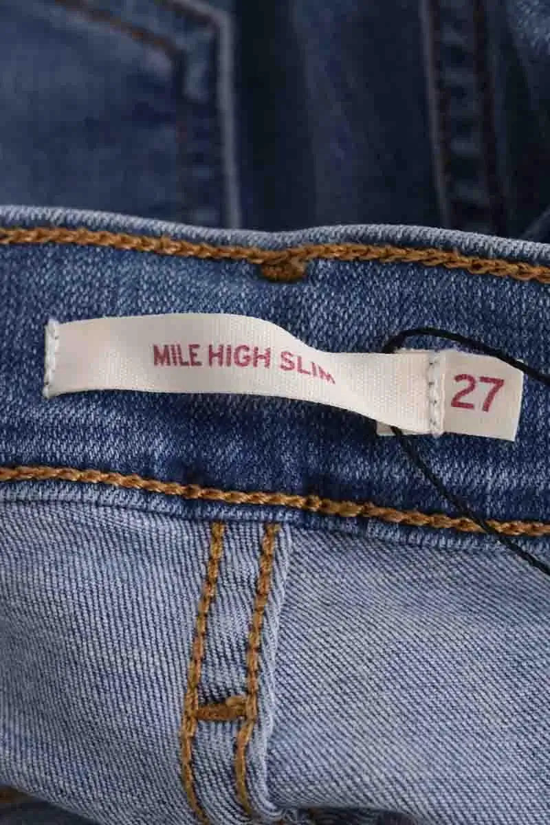 Jean slim Levi's Bleu en Coton