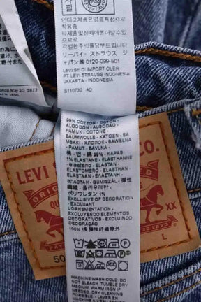 Jean slim Levi's Bleu en Coton