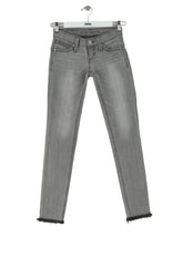 Jean slim Levi's Gris en Coton, taille XS - Seconde Main
