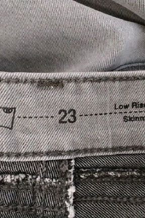 Jean slim Levi's Gris en Coton